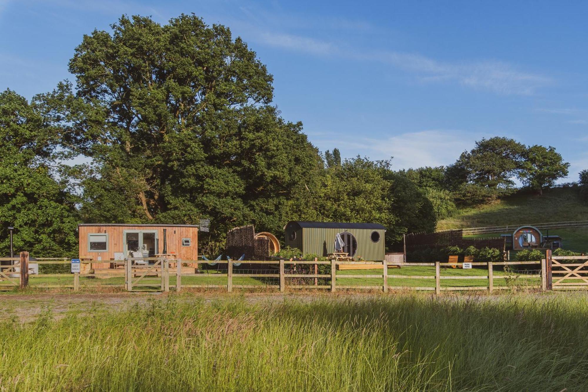 The Hideaway At Hiddenwood Glamping Hotel Corsley Kültér fotó